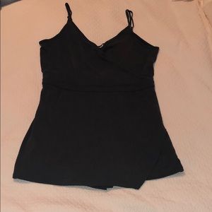 Abercrombie & Finch Wrap-Front Skirt Romper